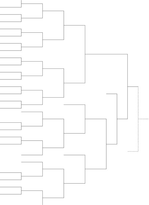 16 Team Bracket Template In Word And Pdf Formats