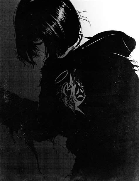 Black Sad Anime Aesthetic Wallpaper Anime Wallpaper Hd