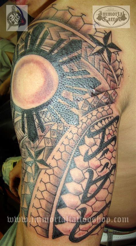 It's no wonder why tribal styles and baybayin (native philippine alphabet) are so common in modern day pinoy tattoo designs. 17+ best images about Filipino tattoo on Pinterest | The ...