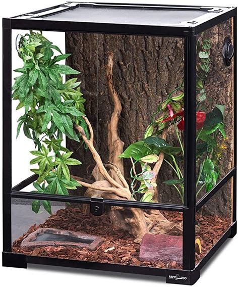 Repti Zoo Reptile Glass Terrarium 18 X 18 X 24 Front Opening