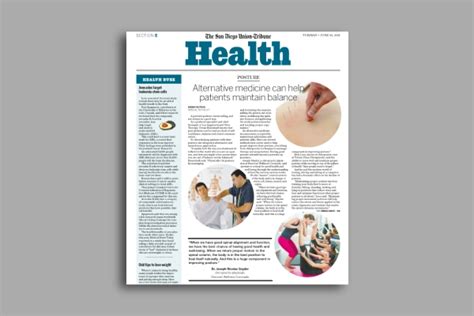 Health Newspaper Examples