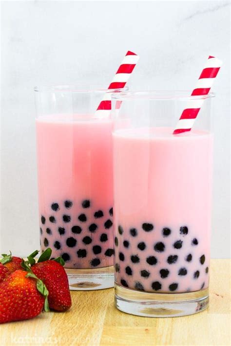 Strawberry Milk Bubble Tea Recipe Bubble Tea Bubble Tea Recipe
