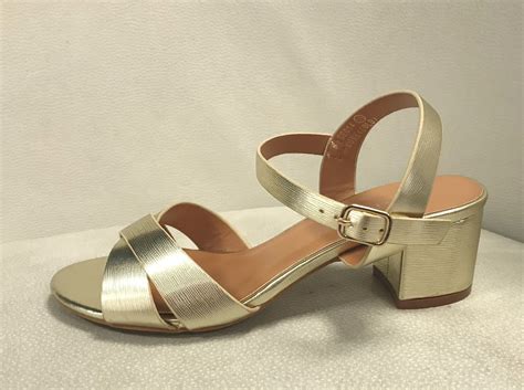 Sandales tressées talon large la redoute collections détails produit • talon large • hauteur de talon : Sandales doré cérémonie petit talon