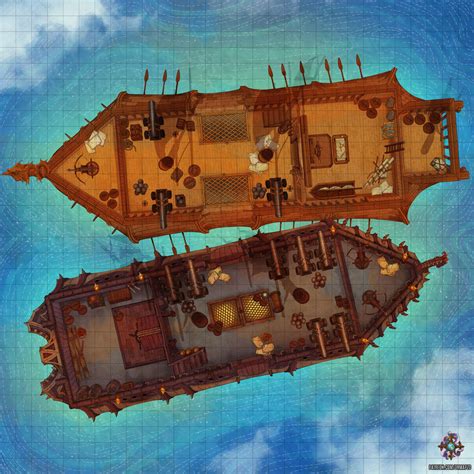 Ship Battle Public 30x30 Dr Mapzo Dnd World Map Fantasy Map