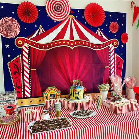 Greatest Showman Party Table 5th Birthday Party Ideas Circus Birthday