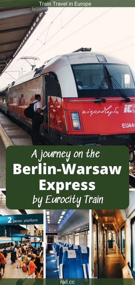how to travel by eurocity train from berlin to warsaw train travel warsaw europe train travel