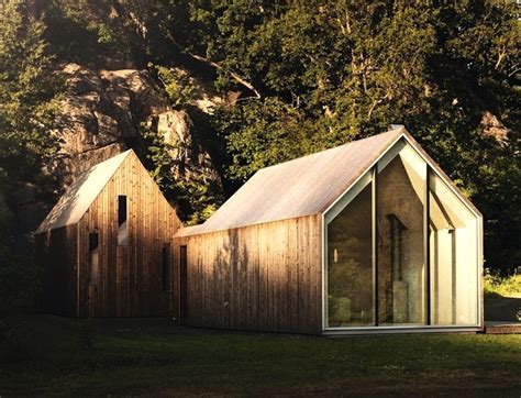 Rras Micro Cluster Cabins Give Traditional Pitched Roofs A Modern