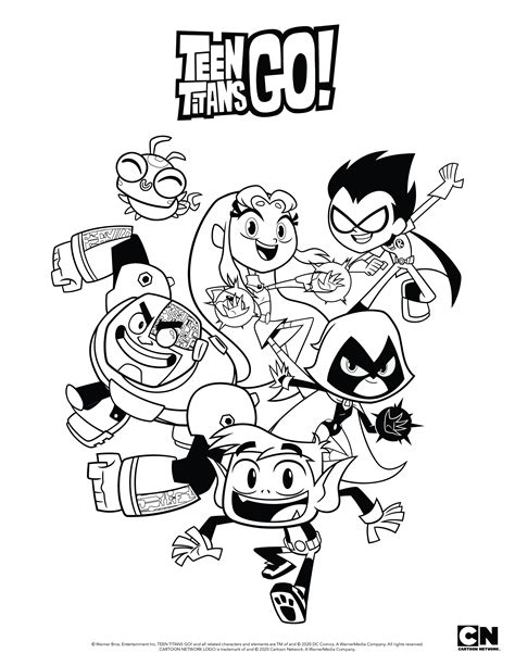 Cartoon Network Teen Titan Coloring Pages Pin On Coloring Page You