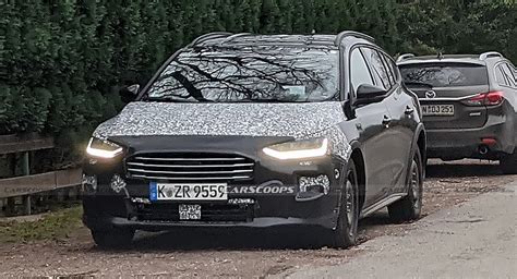 Facelifted 2022 Ford Focus Active Wagon Spied Wearing A New Front