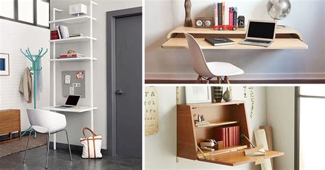 16 Wall Desk Ideas That Are Great For Small Spaces Contemporist