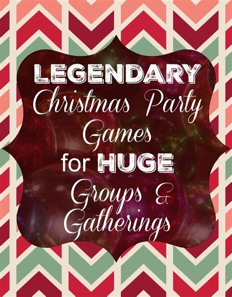 Christmas Party Games For Large Groups Work Christmas Party