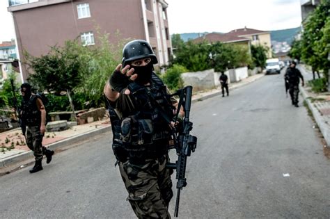 Turkey Rounds Up More Is Suspects Strikes Kurds In Syria The Times
