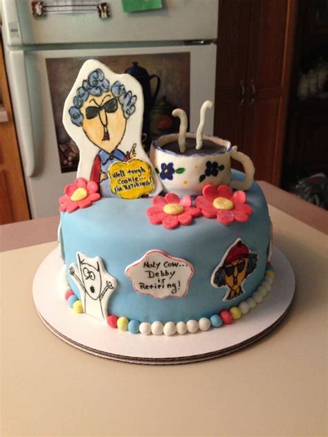 Discover cake decorations on amazon.com at a great price. Maxine Retirement Cake | Patty Cake's Cakes | Pinterest ...
