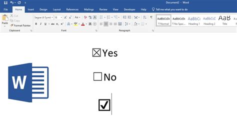 Download How To Insert Check Box In Microsoft Word How To