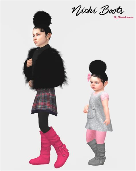 Early Release Patreon Nicki Boots By Sims4nexus More Info Here Sims
