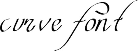 Download 10,000 fonts with one click for $19.95. curve font font