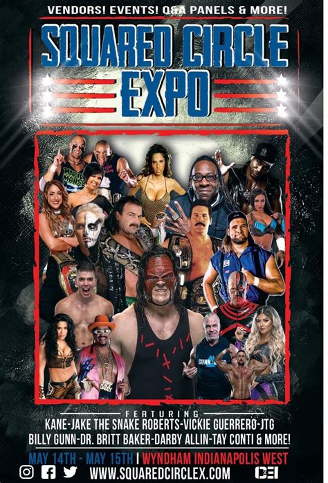 The Squared Circle Expo Wrestling Convention Comes To The Wyndham Indianapolis West This Weekend