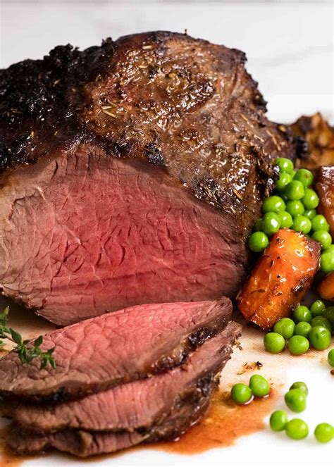Roast beef﻿﻿ might sound fancy and complicated to make, but it's actually quite simple! Marinated Roast Beef | RecipeTin Eats