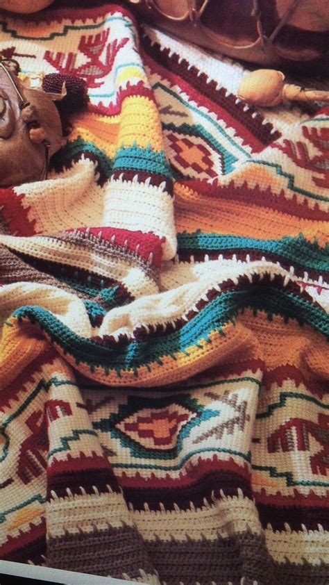 Native American Summer Crochet Blanket Pattern Instant Etsy Video