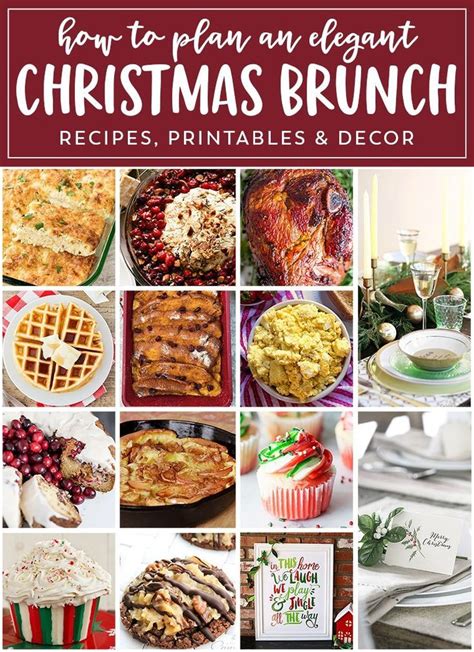 Christmas Breakfast And Brunch Recipes Christmas Brunch Menu Brunch