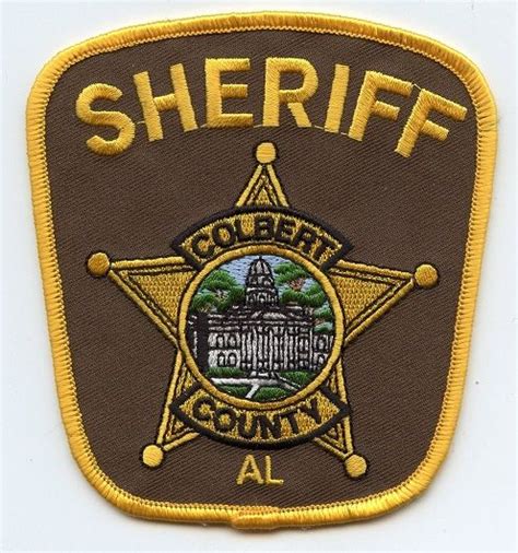 Colbert County Sheriff Al Le Patches Police Patches Sheriff Badge