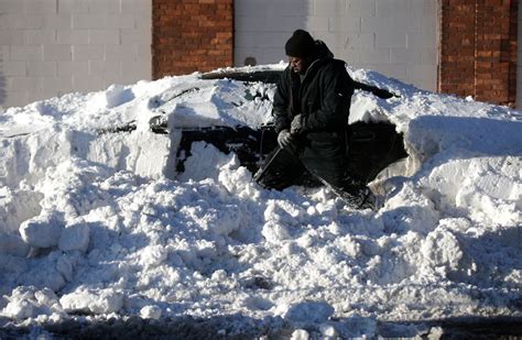 Parking Ban In Effect In Cleveland Due To Snow