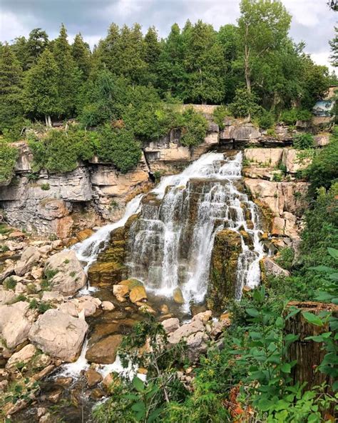 Inglis Falls The Most Beautiful Waterfall In Grey County Ontario