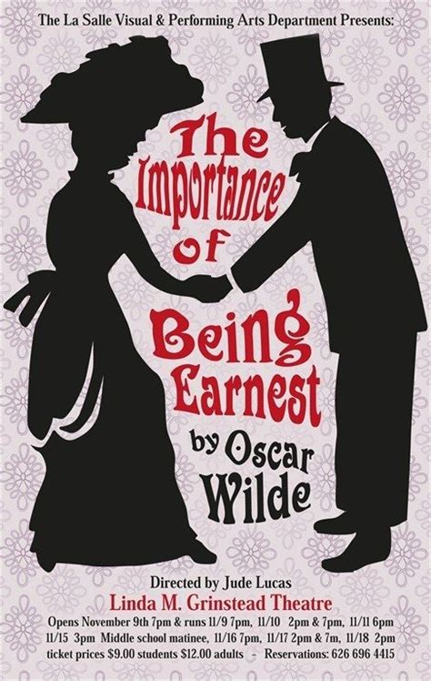 The Importance Of Being Earnest By Oscar Wilde Books To Read Before