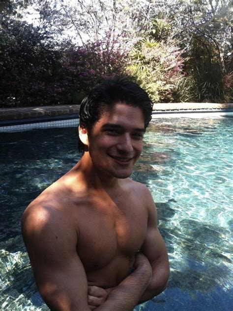 Tyler Posey Naked In A Pool Teen Wolf Pinterest