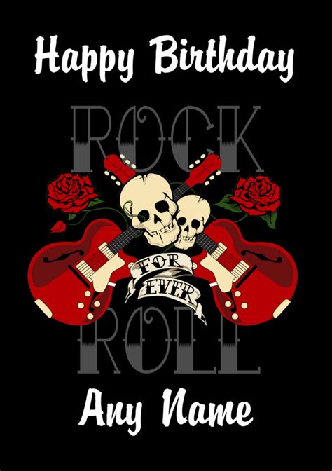 Rock And Roll Birthday Happy Birthday Rock And Roll Cards