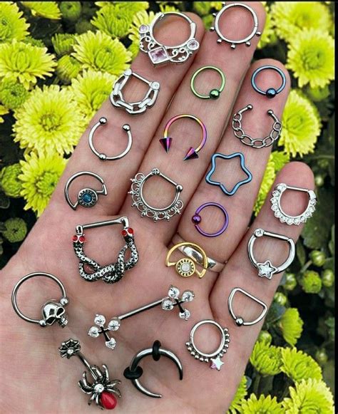 septum piercing jewelry piercing tattoo earings piercings edgy