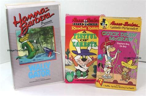 Vintage S Hanna Barbera Vhs Tapes Wally Etsy In Barbera Hanna Barbera Hanna