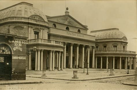 ﻿teatro Solis Montevideo Uruguay 19th Century Original Photographs