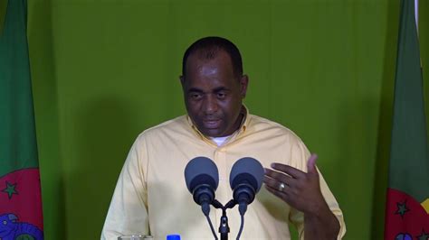 Oct 5th Press Brief Roosevelt Skerrit Prime Minister Of Dominica Youtube