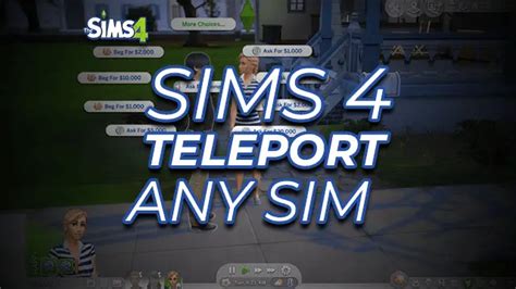 Sims 4 Teleport