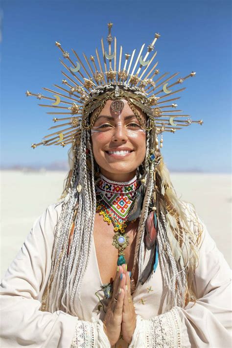 The Wildest Fashion Photos From Burning Man In Vogue