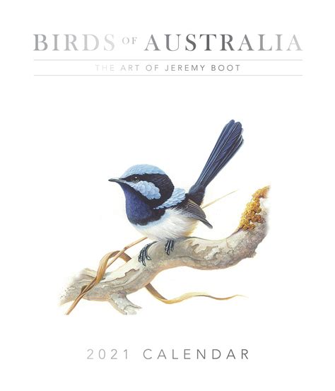 Buy Birds Of Australia The Art Of Jeremy Boot 2021 Deluxe Wall