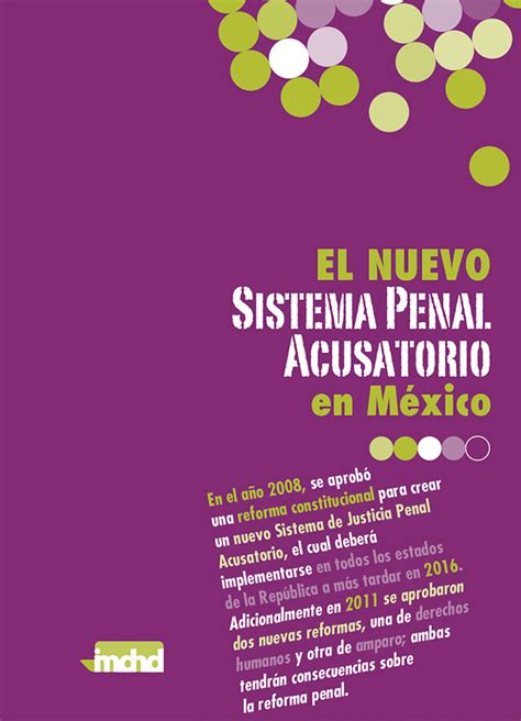 El Nuevo Sistema Penal Acusatorio En México Imdhd