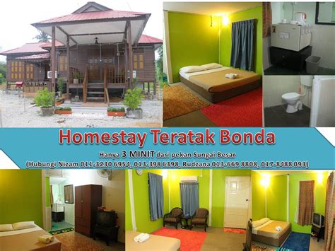 Rumah penginapan atau homestay yang terletak di perkampungan sabak bernam. Koperasi Muslimah Sabak Bernam Berhad: HOMESTAY TERATAK BONDA