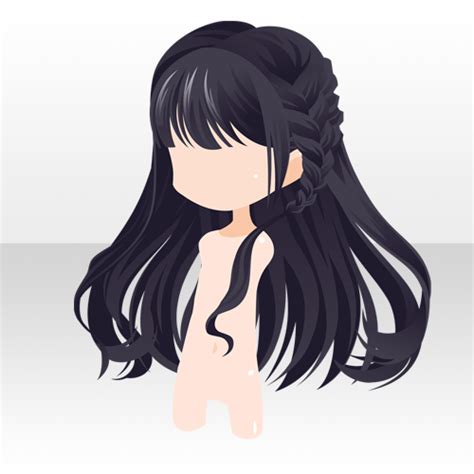 Pin By Amarya Noir On Anime Hairstyles Anime Black Hair Chibi Hair