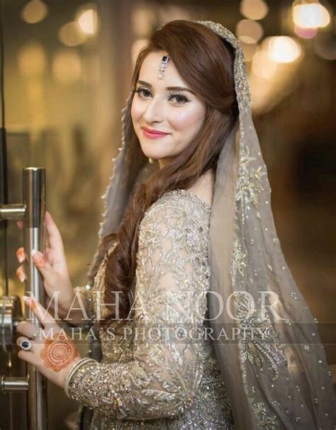 Walima Bride In Beautiful Dress With Beautiful Makeup Bridal Mehndi
