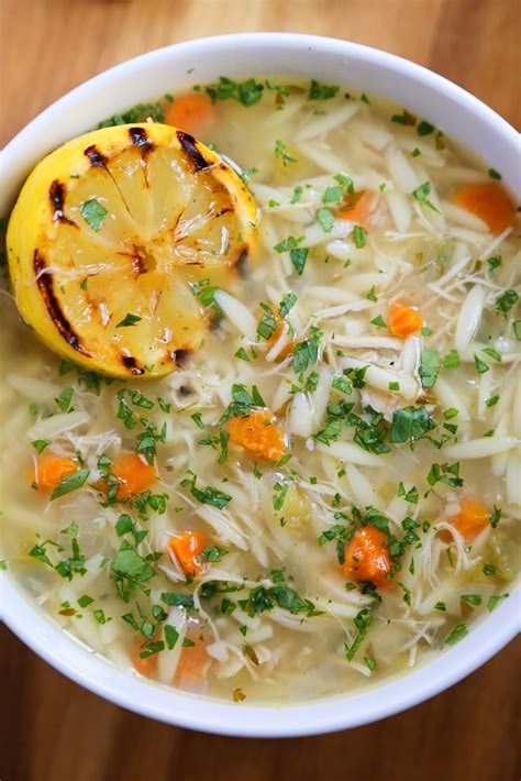 Lemon Orzo Chicken Soup The Comfort Of Cooking