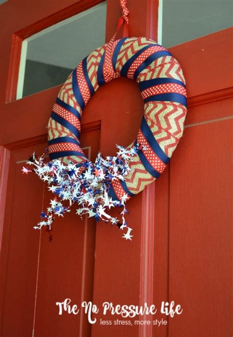 Easy Diy Patriotic Wreath You Can Make In Just 15 Minutes