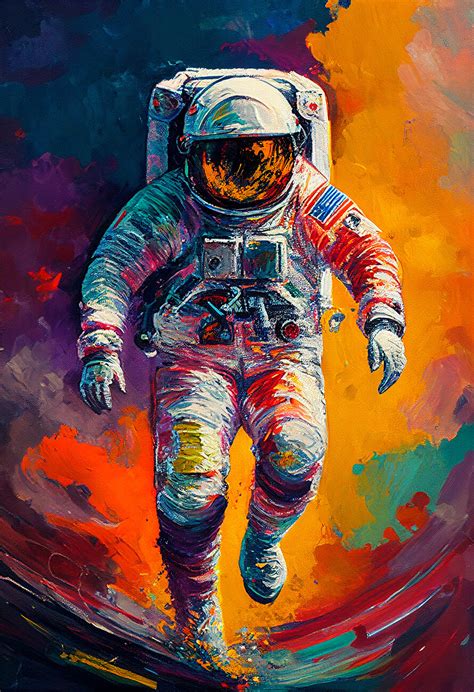 Illustration Artistiques Astronaut Europosters