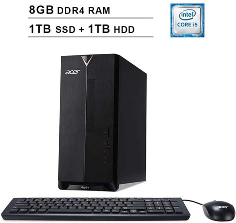 2020 Newest Acer Aspire Tc 885 Desktop 8th Gen Intel 6 Core I5 8400 Up