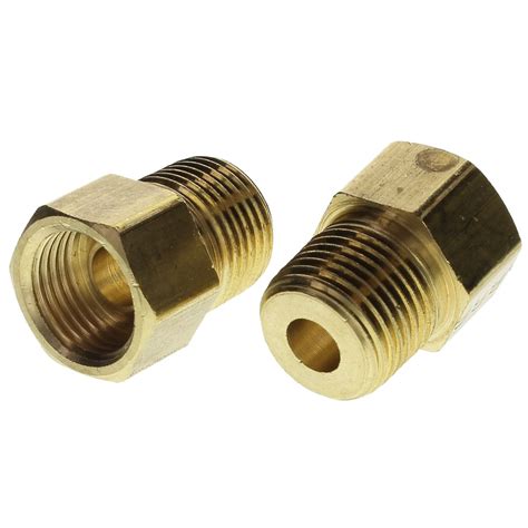Tacoma Screw Products 38 T X 38 Npt Inverted Flare Brass Fitting