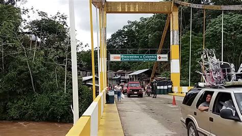 En los tres días de febrero que estuvo. Puente Internacional San Miguel (frontera Colombia ...