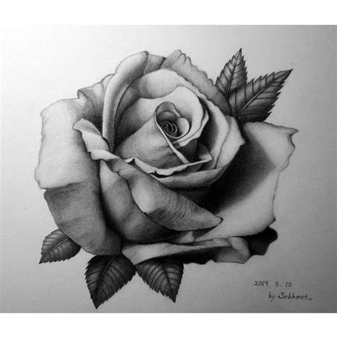 Pin By Jamie On Tattoos In 2020 Realistic Rose Tattoo Rose Sketch