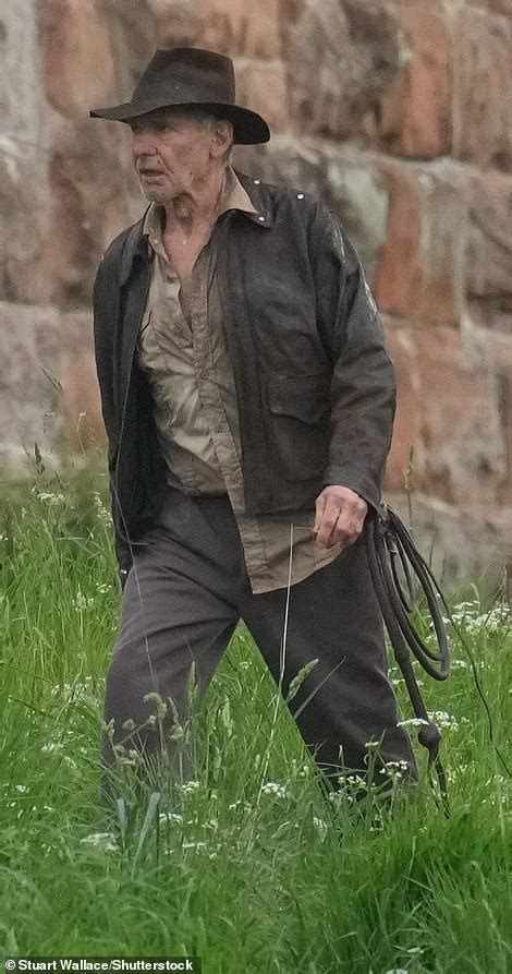 Harrison Ford Looks Ready For Action As He Shoots Scenes On Set Of
