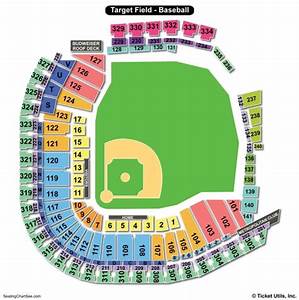 Target Field Seating Chart Seating Charts Tickets